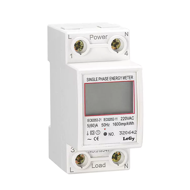 Compteur d'énergie de base sur rail DIN