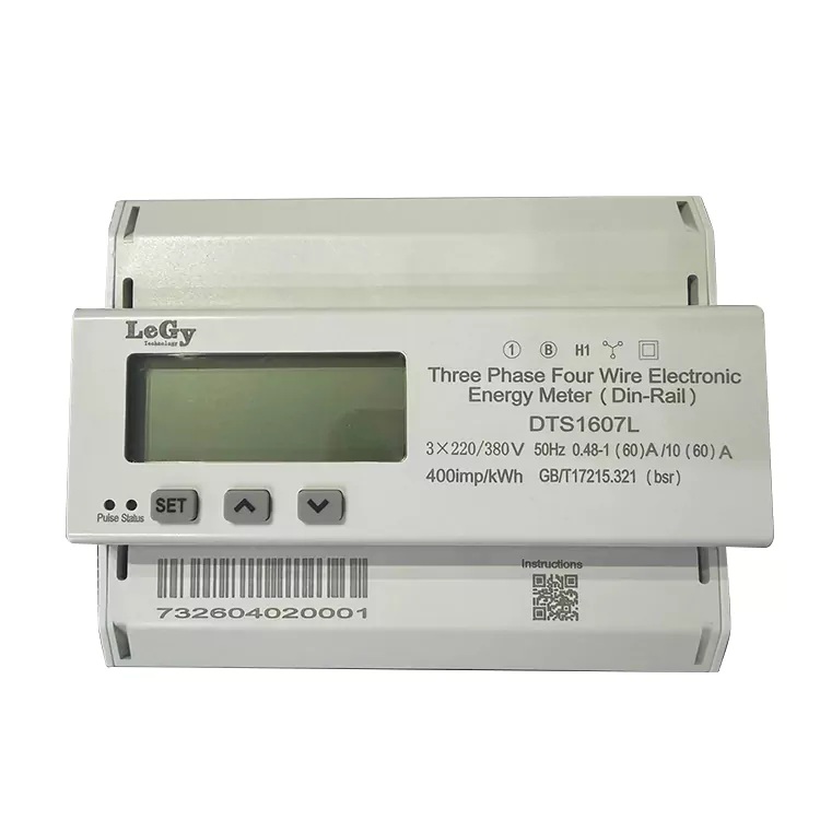Compteur d'énergie intelligent triphasé multitarif