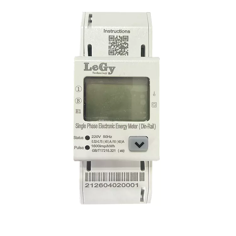 Compteur d'énergie intelligent WiFi sur rail DIN